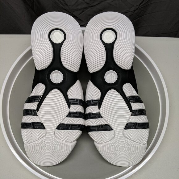 adidas Trae Young 2 Super Villain Black White Basketball Shoes Sneakers NWT - Picture 6 of 14